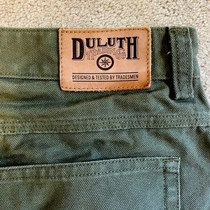 Duluth “Fire Hose” Duck Canvas Jeans 34x34